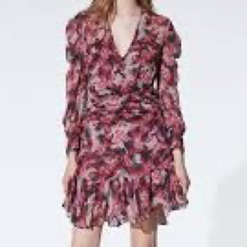 IRO Wick VNeck Floral Dress